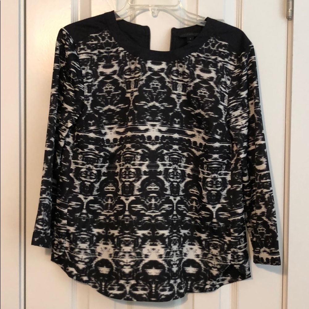 J Crew Ikat print blouse
